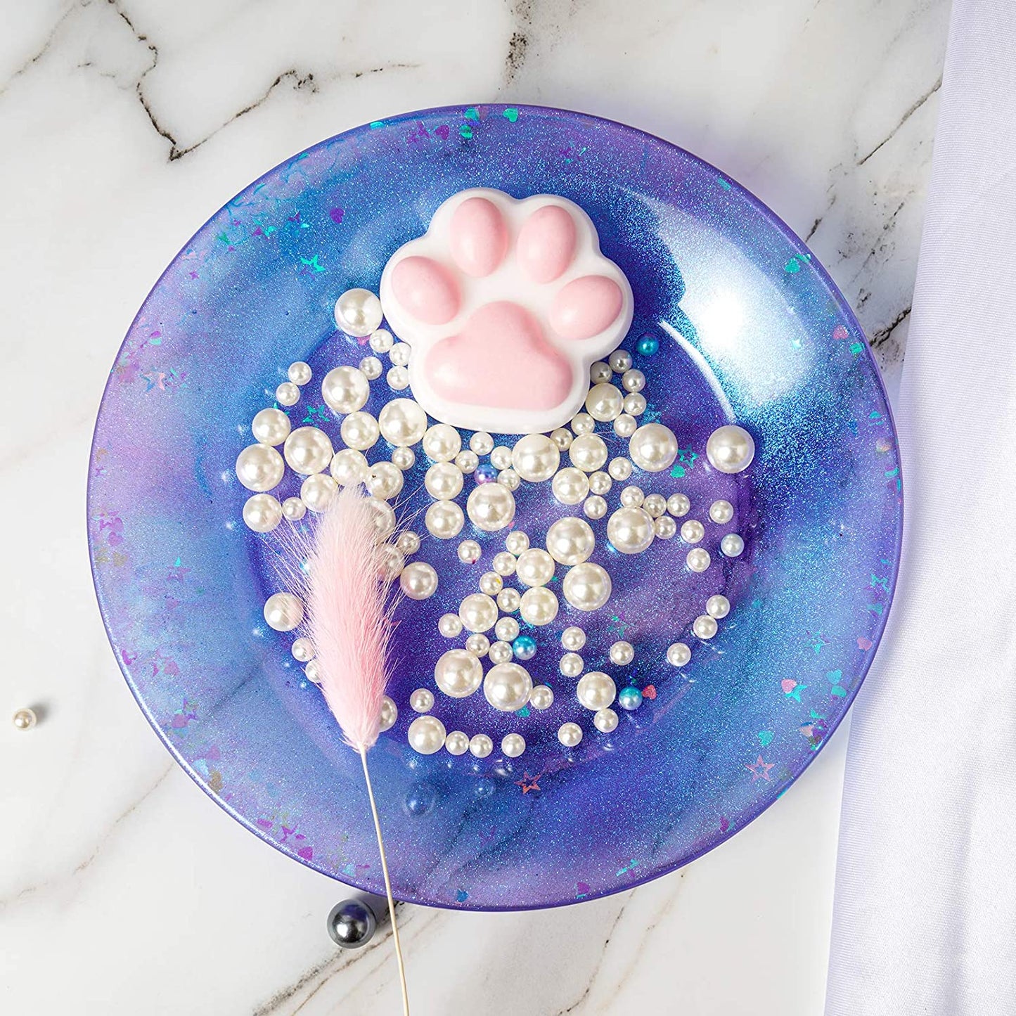 NiArt Resin Silicone Casting Molds 3 Shapes Handmade Agate Geode Jewelry Trays