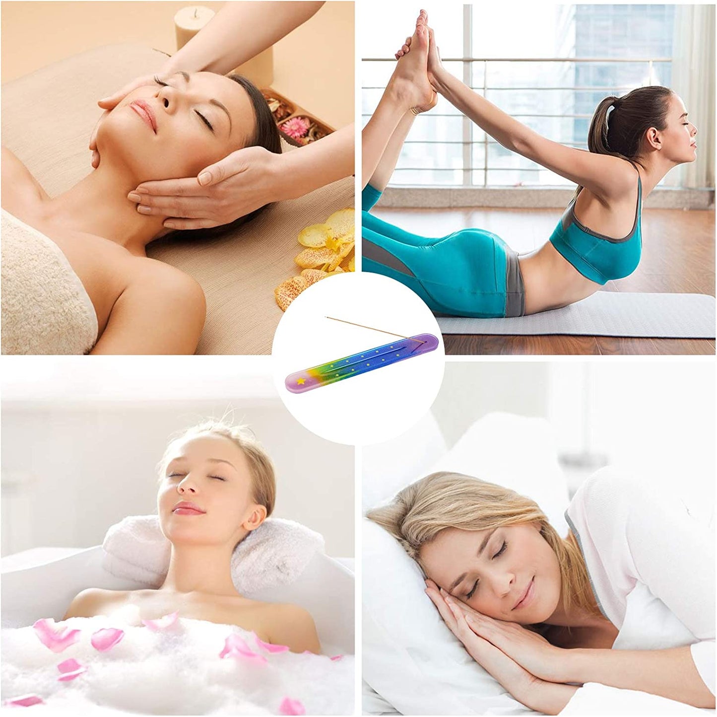 NiArt Incense Stick Holder Epoxy Resin Casting Silicone Molds 10" Long 3 Designs