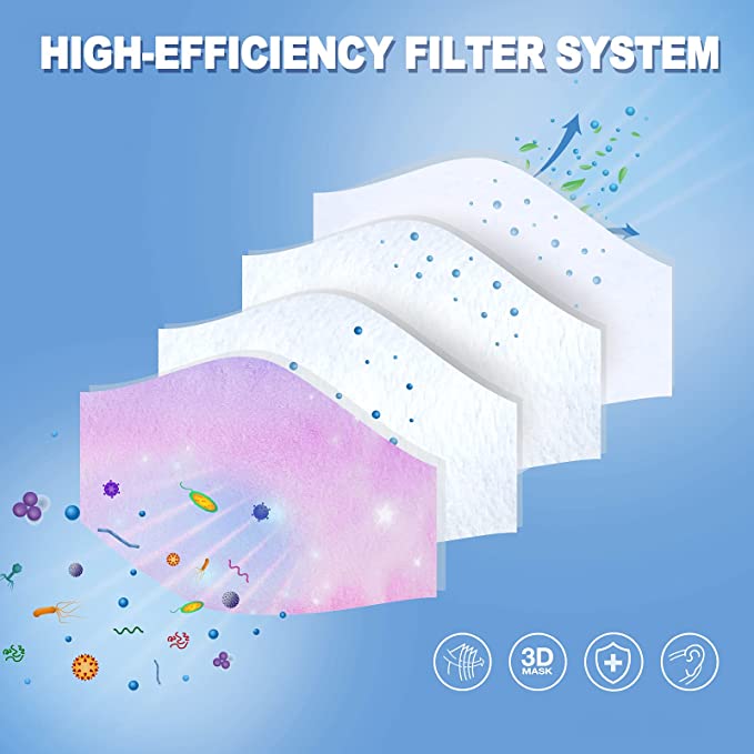 50PCS Disposable Kids Cute Heart Fish Shape Disposable Starry Sky Designs