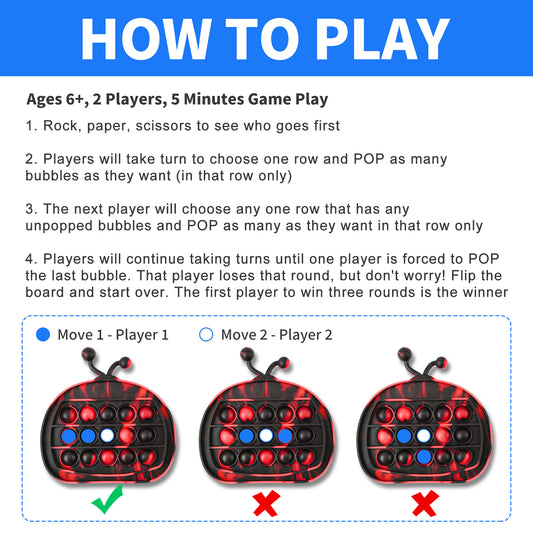 2-Pack Silicone Push Pop Bubble Fidget Sensory Toy Set, Cartoon TV Shape Stres