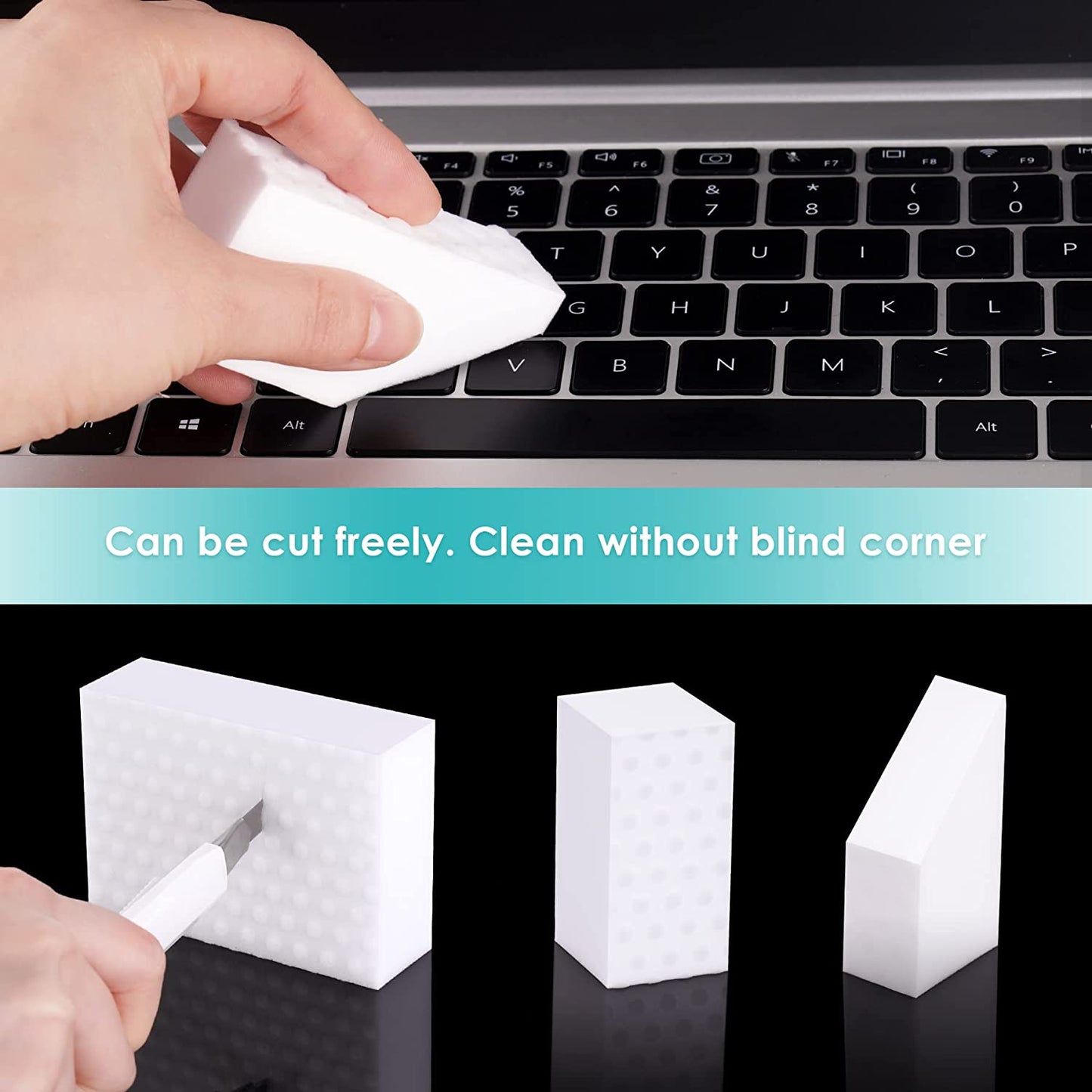 Magic Nano Sponge Erasers 100PCS Multi-Functional Melamine Cleaning Foam Cleaner