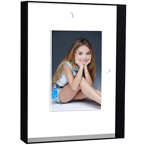 Acrylic Picture Frame Block, Portrait & Landscape Tabletop Freestanding & Wall