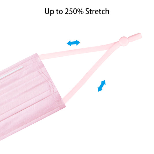 48PCS Plus 2 Free Units Folded 4" Long Precut 1/5 Flat Elastic Bands Adjustable