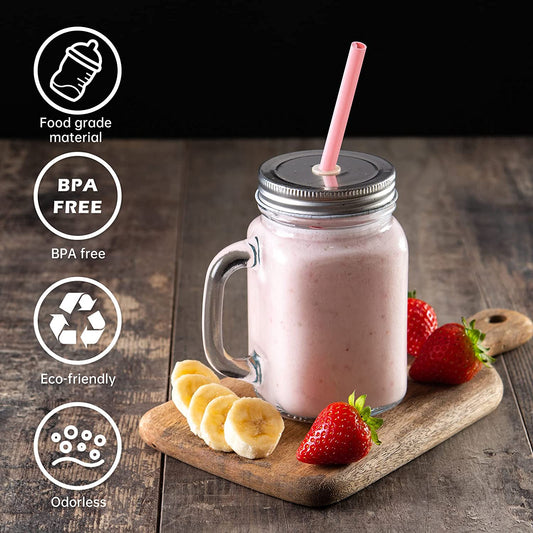 Reusable Silicone Straw 10PCS Openable Design Easy Clean Food Grade Snap Straw