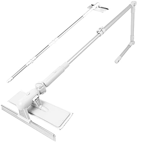 Window Squeegee with Scrubber Up to 81 inch Length Adjustable Professional Teles