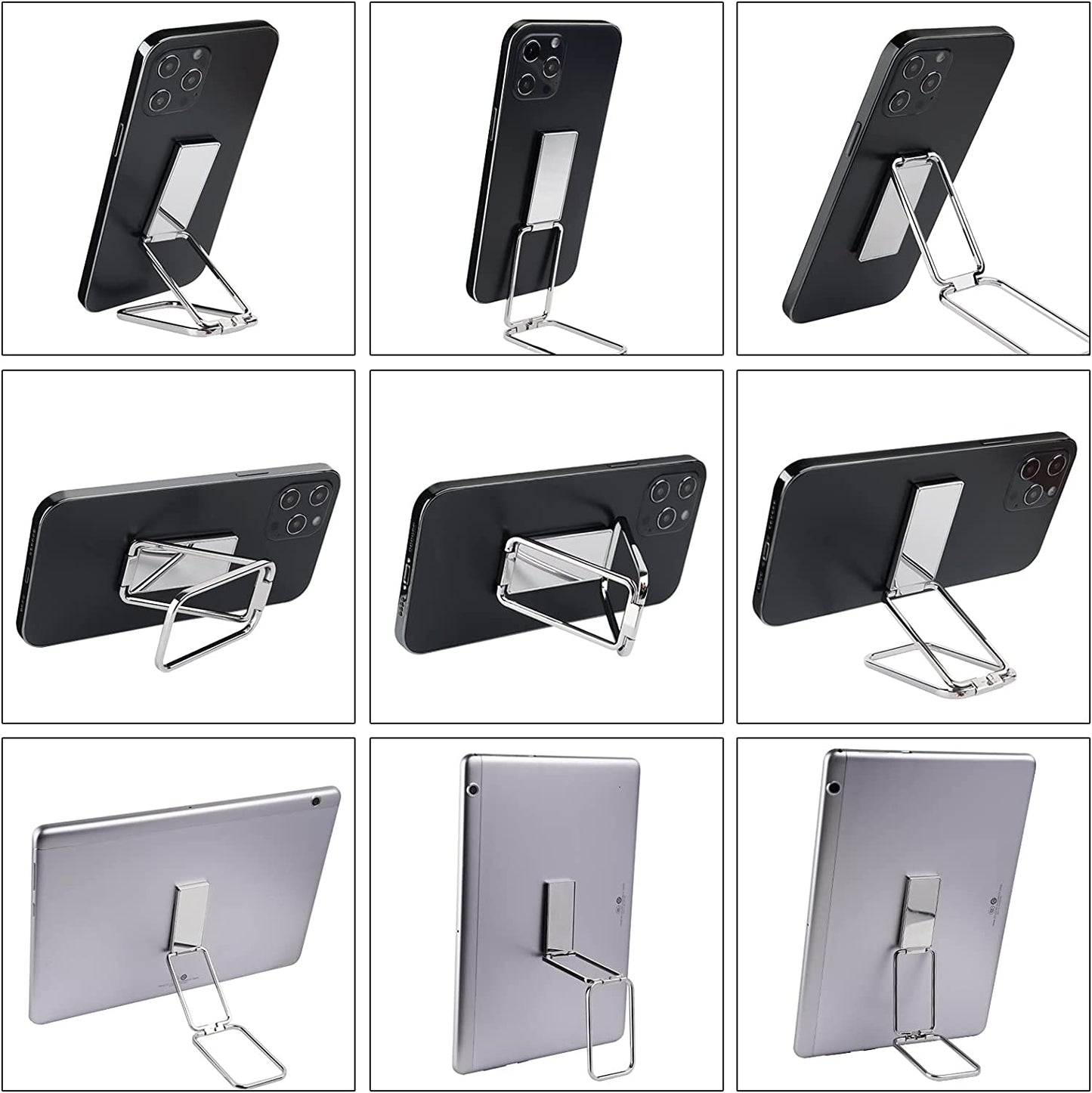Cell Phone Ring Holder Finger Kickstand Swivel Fold Stand Metal Grip Ultra-Thin