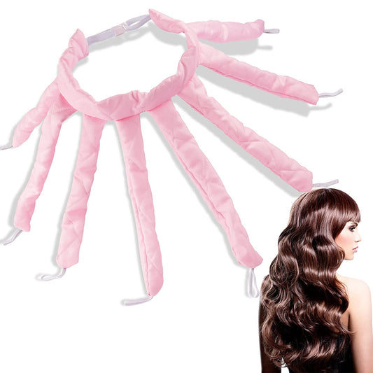Heatless Hair Curling Rod Headband for Sleep Overnight No Heat Design Adjustable