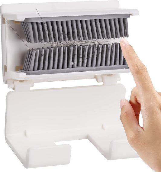 Hair Collector Shower Drain Reusable Hair Catcher Wall Detachable Hair Trap Hook
