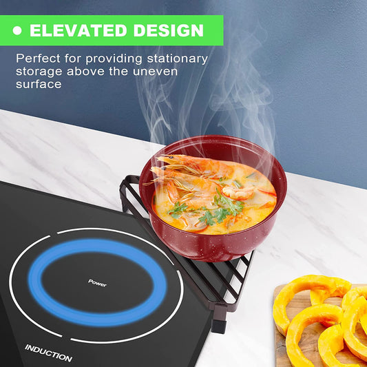 Metal Triangle Trivet Heavy Duty Heat-Resistant Carbon Steel Dining Protector