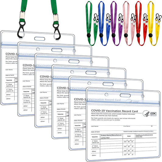 Record Protector Kit 6PCS CDC Card Cover Holder 4X3