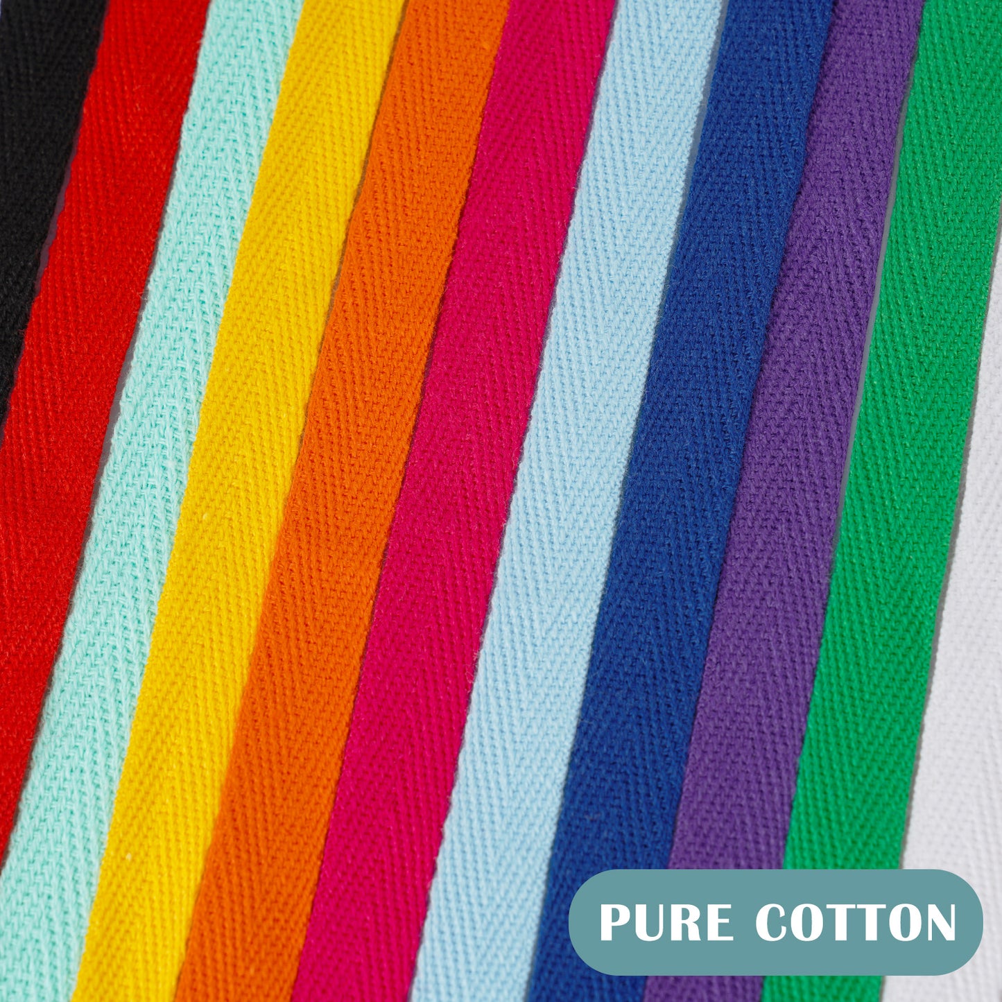 11 Colors Soft Cotton Adjustable Length Lanyards Safe Snap Button Holder Straps