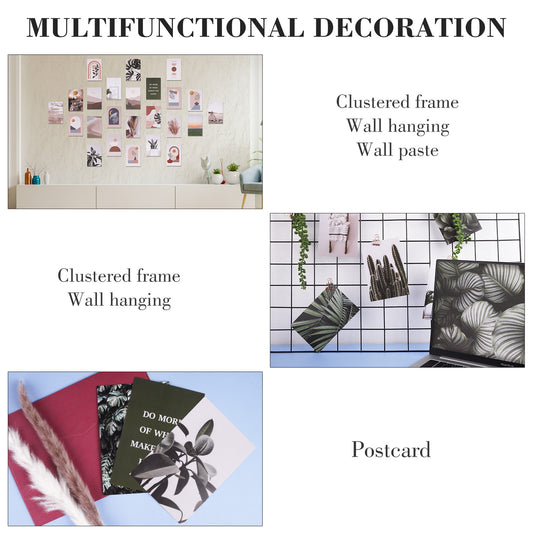 50PCS Wall Collage Kit Retro Aesthetic Photo Poster Kit with Sticky Dots 3.9?”