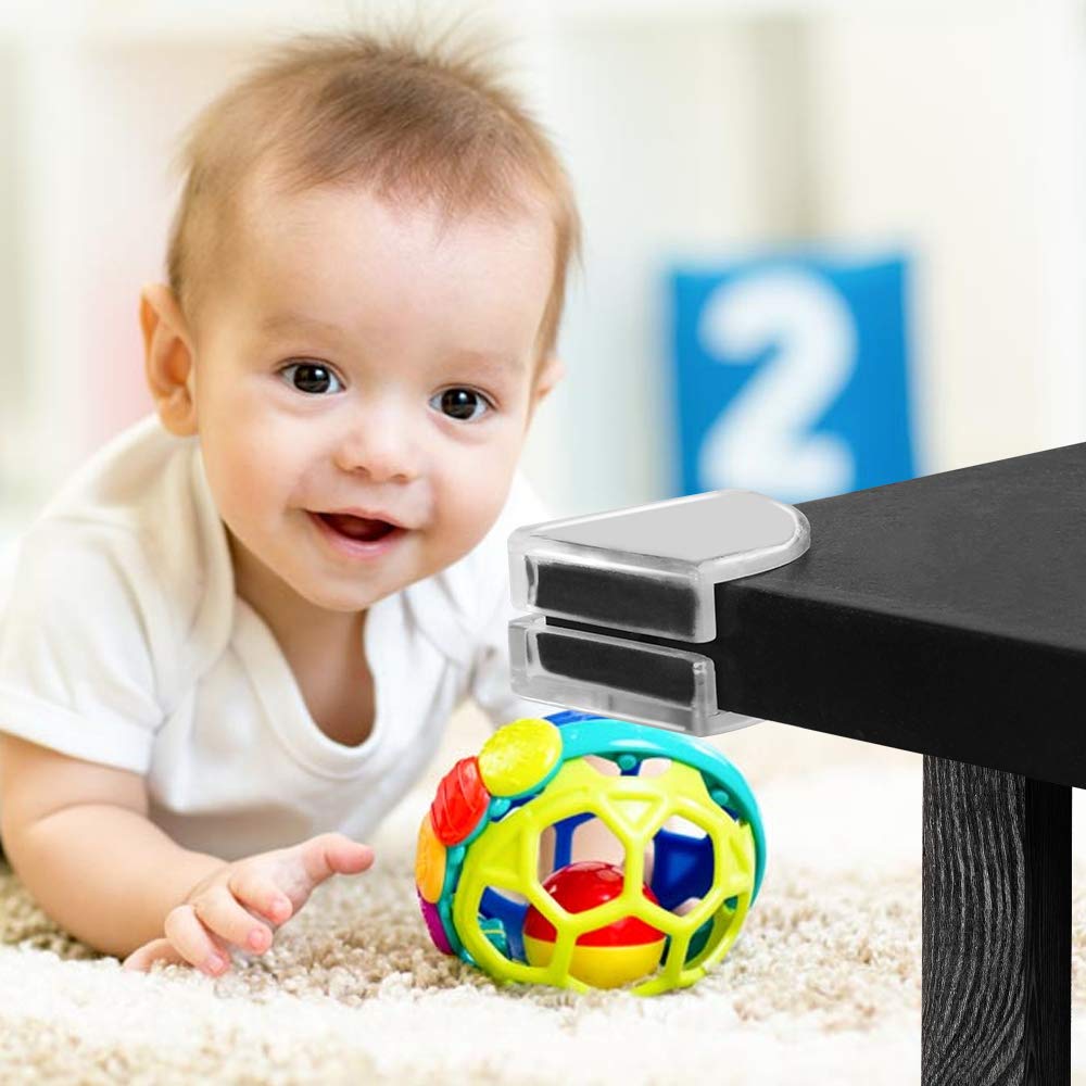 36PCS Clear Slim Edge Bumpers Corner Protector Guards Corner Cushion Baby Safety