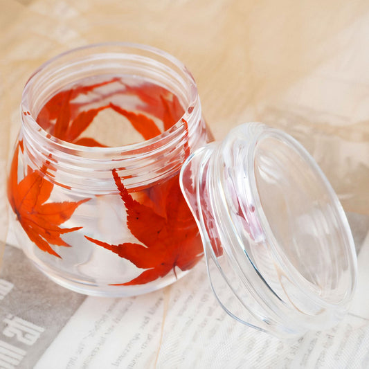 Epoxy Resin Jar with Screw-On Lid DIY Casting Silicone Mold Kit with Glitters