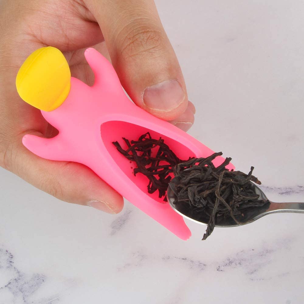 Silicone Tea Infuser Set for Loose Tea Cute Animal Tea Strainer Duckbill 3-Pack