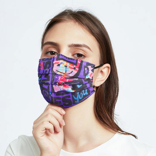 Adult Disposable 60PCS Unisex Punk Rock Rabbit Individual Wrap Soft Fabric