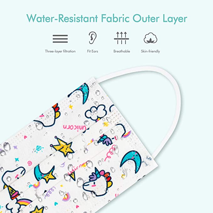 Kids 80PC Disposable Individually Packaged Cartoon Patterns