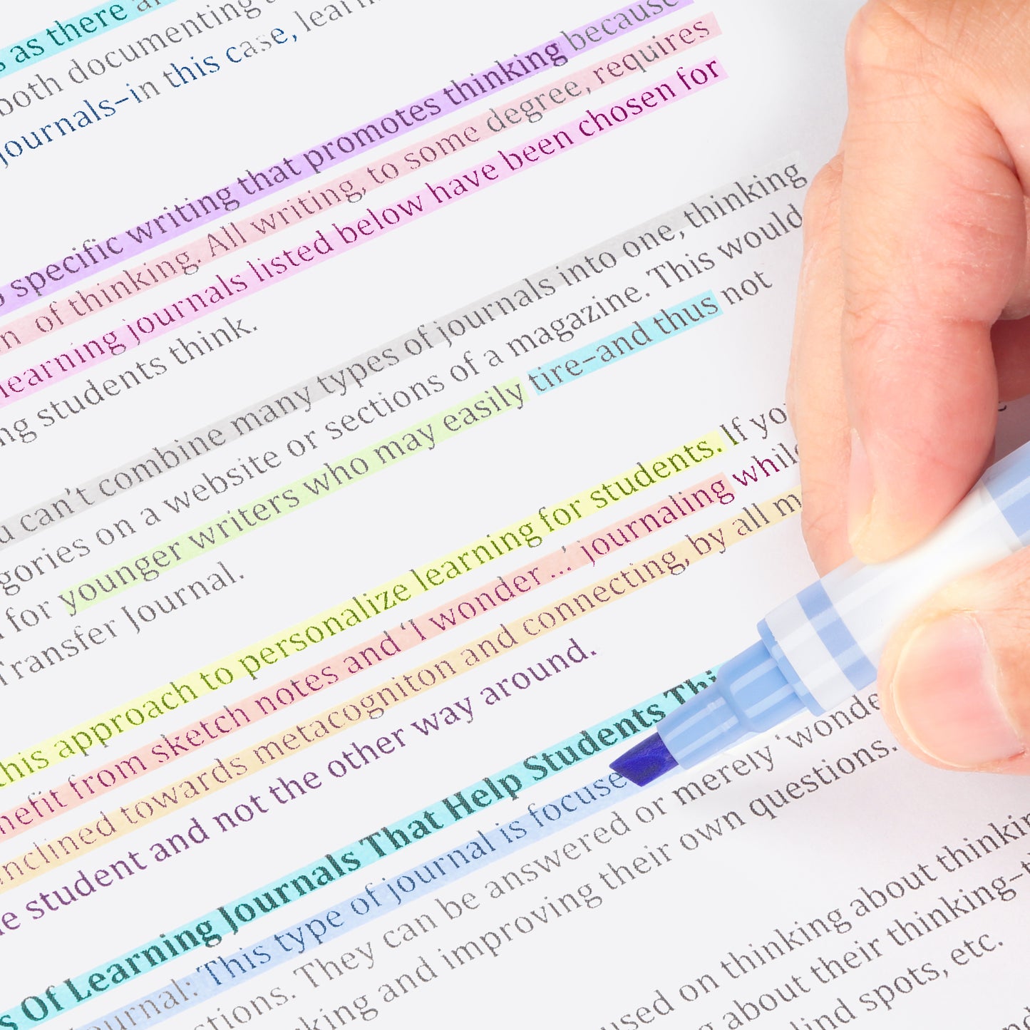 NiOffice Erasable Highlighters Dual Chisel Tip 12 Colors - STA3401