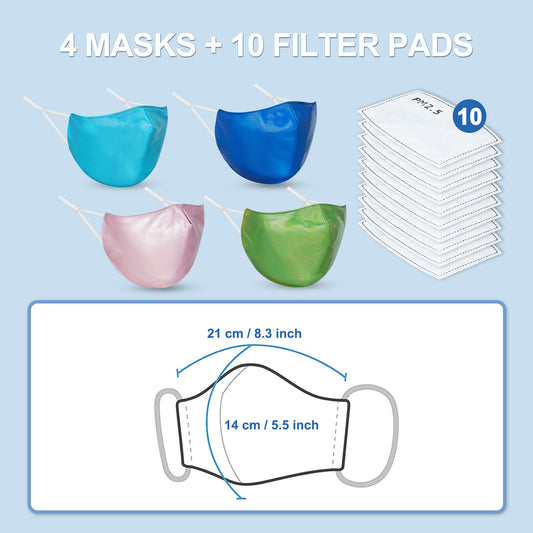 Fashion s Adult Size 4PCS and 10PCS PM2.5 Replacement Filters, Polyeste