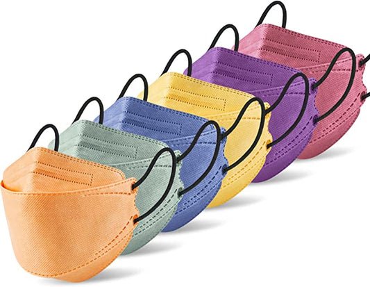 Disposable 60PCS Adults Solid Morandi Colors 3D Fish Shape Nose Wire (6 Colors)