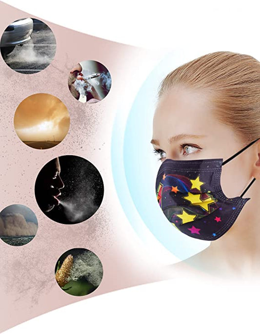 50PCS Adult Disposable s Single-Wrapped 2 New Designs Geometric Aci