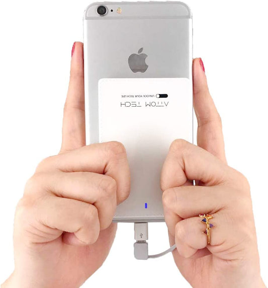 2500mAh Power Bank Mini Back-Up Phone Battery Pack Ultra Slim Pocket Size Thin