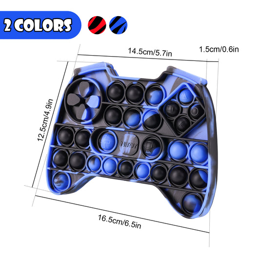 2PCS Game Controller Push Pop Fidget Sensory Toys, Mixed-Sized Silicone