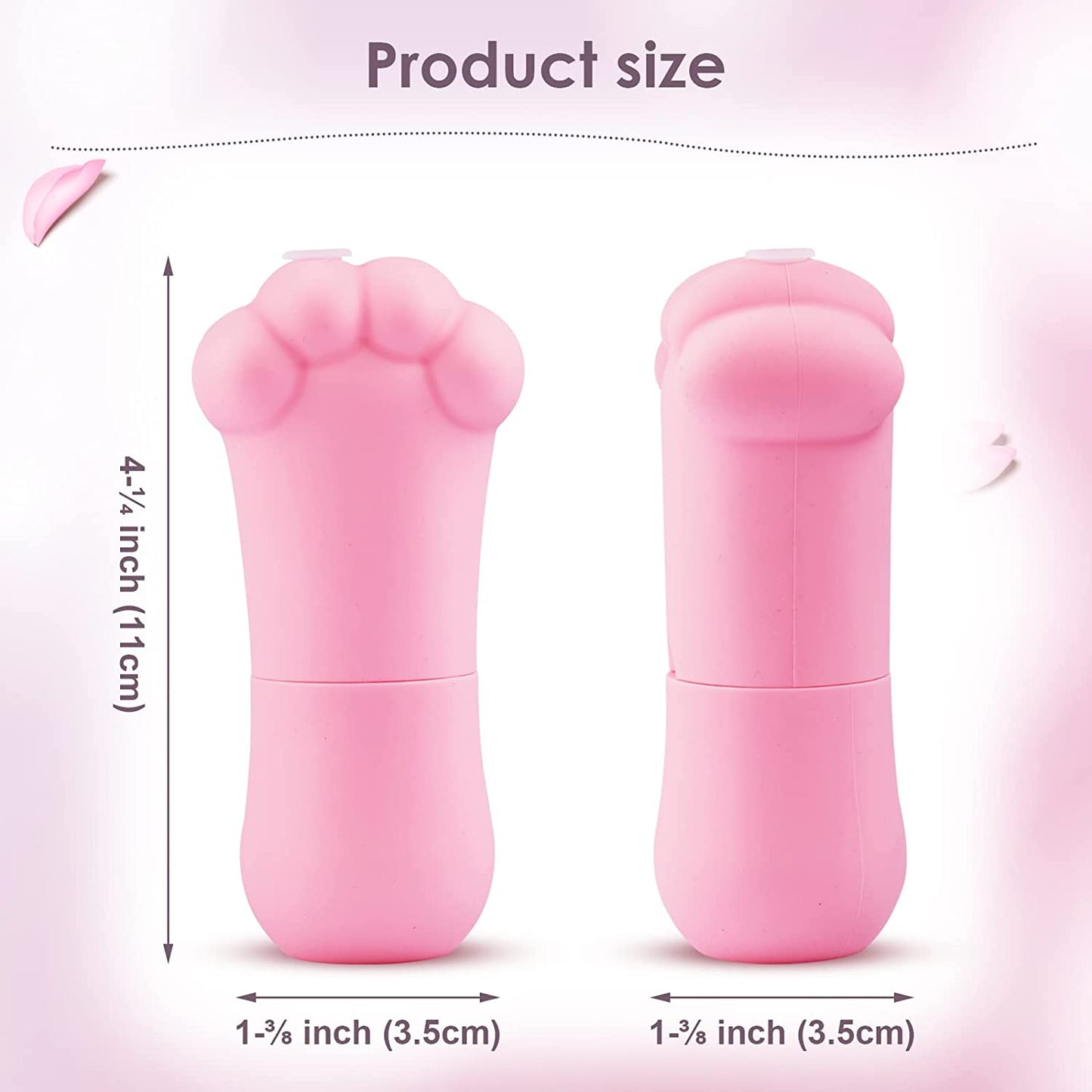 Ice Roller for Face Body Cat Paw Shape Silicone Facial Skin Care Beauty Massager