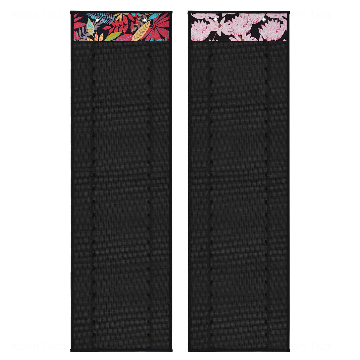 Vinyl Roll Holder 2 Pack, Vinyl Storage Organizer with 48-Compartment Double-S