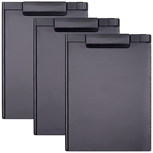 3-Pack Letter Size A4 Size Plastic Hardboard Clipboards, Stationery Document H