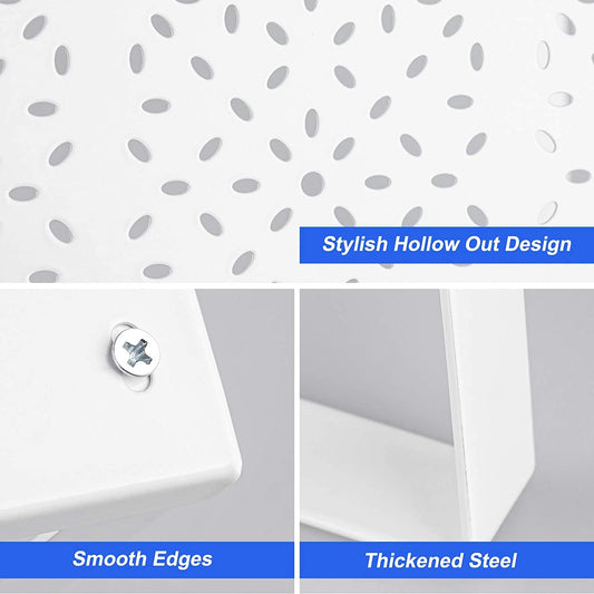 Steel Kitchen Storage Rack 2PC Multipurpose Stackable Heavy-Duty Rustproof