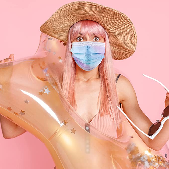 Unique Mesh Cool Touch Feel 30PCS Adult Glitter Disposable Fashion