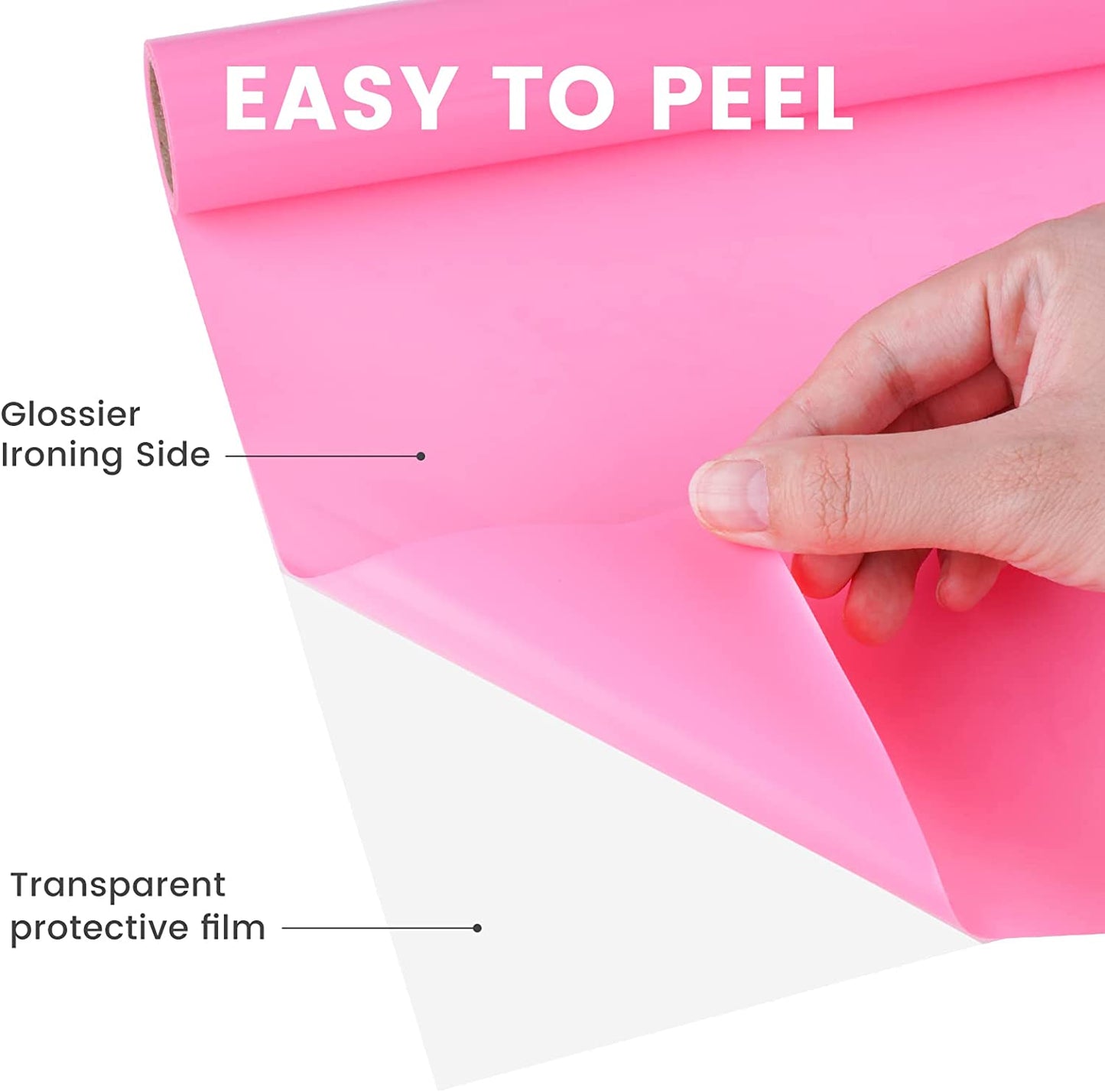 HTV Heat Transfer Vinyl Rolls 12 Pack 12"x5ft Sheet Vinyl Assorted Colors Bundle