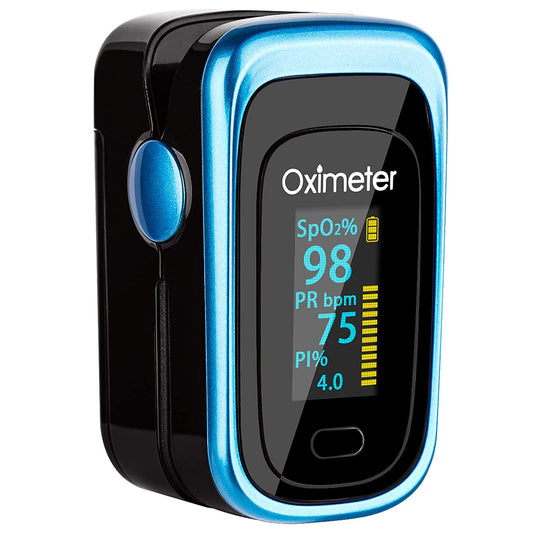 Fingertip Pulse Oximeter Blood Oxygen Saturation Level (SpO2) & Pulse Rate (PR)