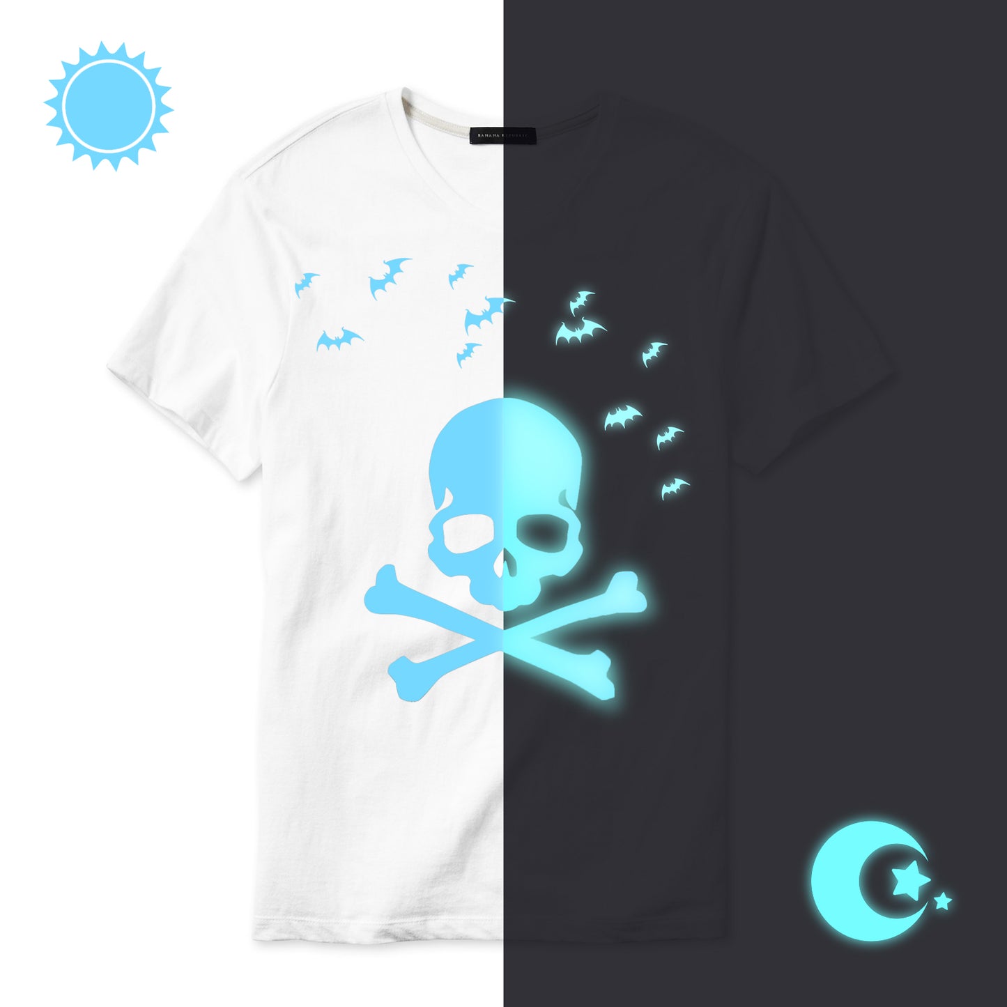 Heat Transfer Vinyl PU HTV Iron-On 9PCS 9.8"X11.9" Sheets Glow-In-The-Dark Col