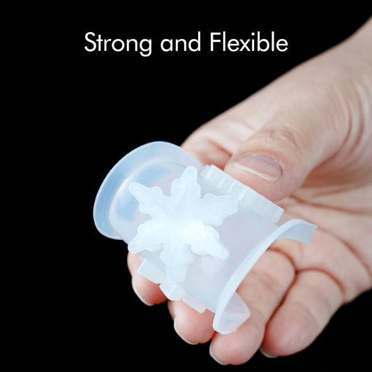 DIY Epoxy Resin Casting Silicone Mold 11 Snowflake Handmade Christmas Tree