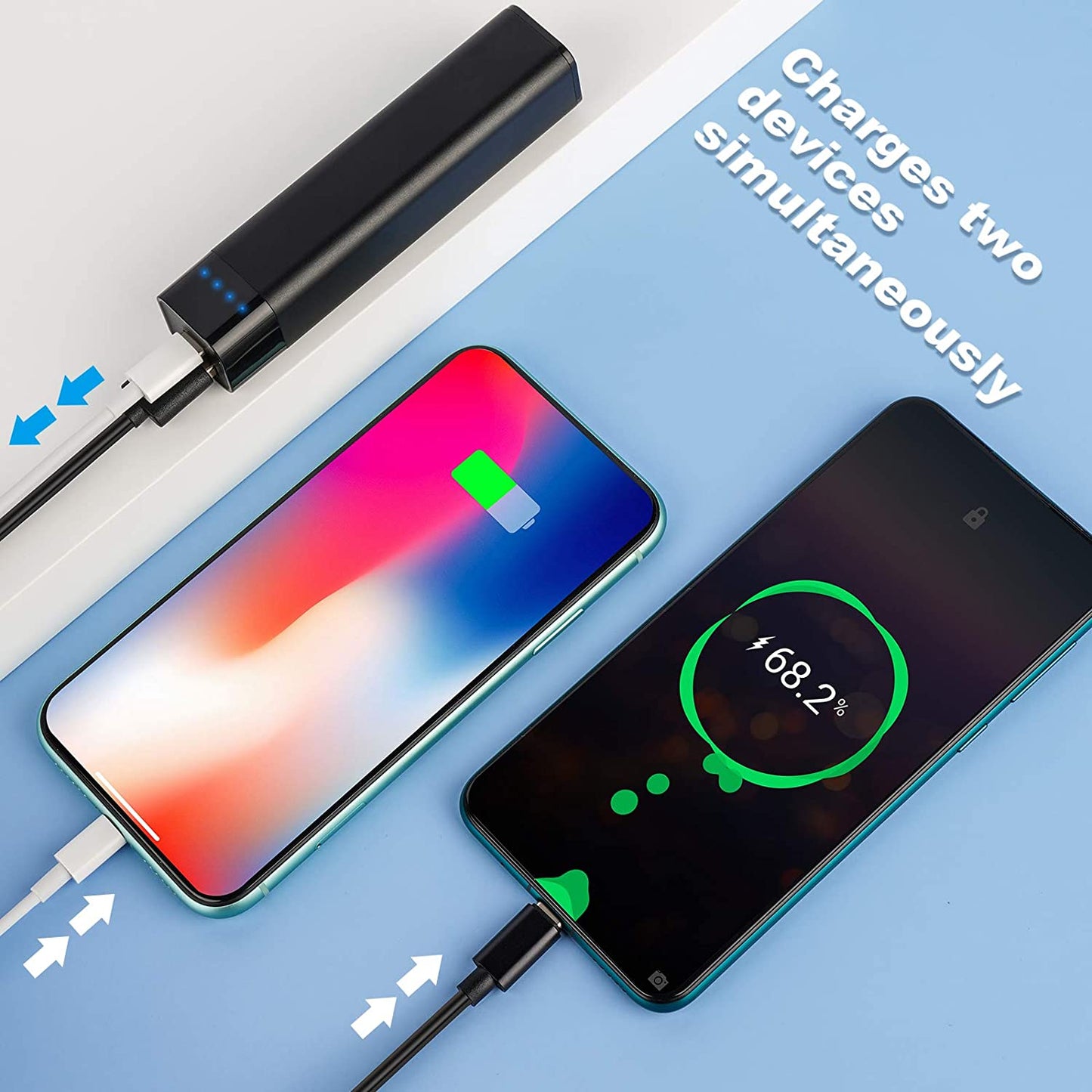18W PD Mini USB-C Power Bank 4800mAh Power Delivery QC 3.0 Fast Charging Small