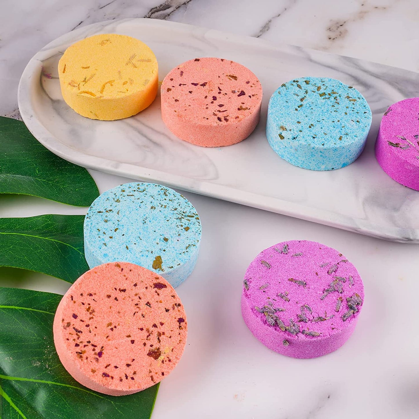 Aromatherapy Shower Steamer Melts Gift 12-Pack Essential Oil Blends Shower Bomb