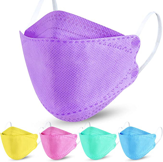 50PCS Disposable Kids Fish Shape Protective Soft Filter for Boys and Girls