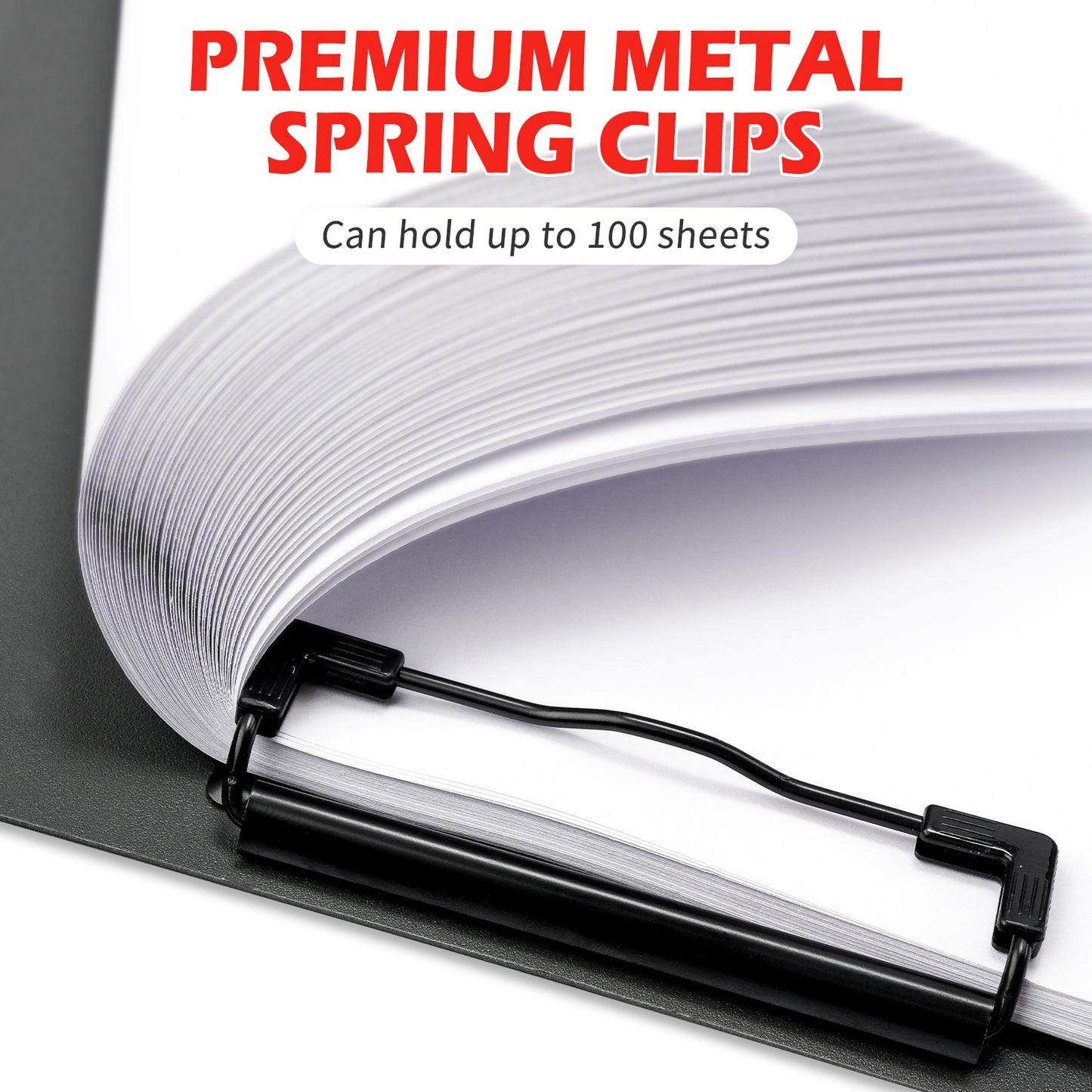 A4 Size Nursing Foldable Cover File Clipboard with Pen Holder PP Foam (White)