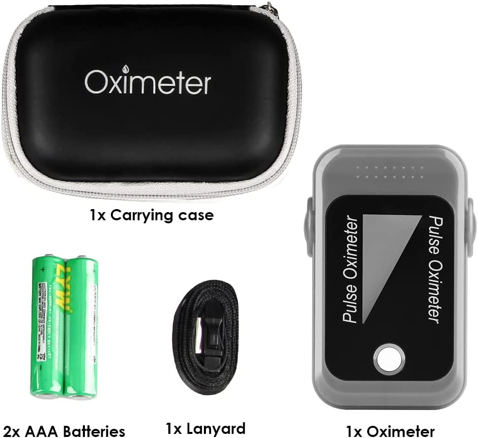Bluetooth Fingertip Pulse Oximeter Blood Oxygen Saturation Pulse Rate Monitor
