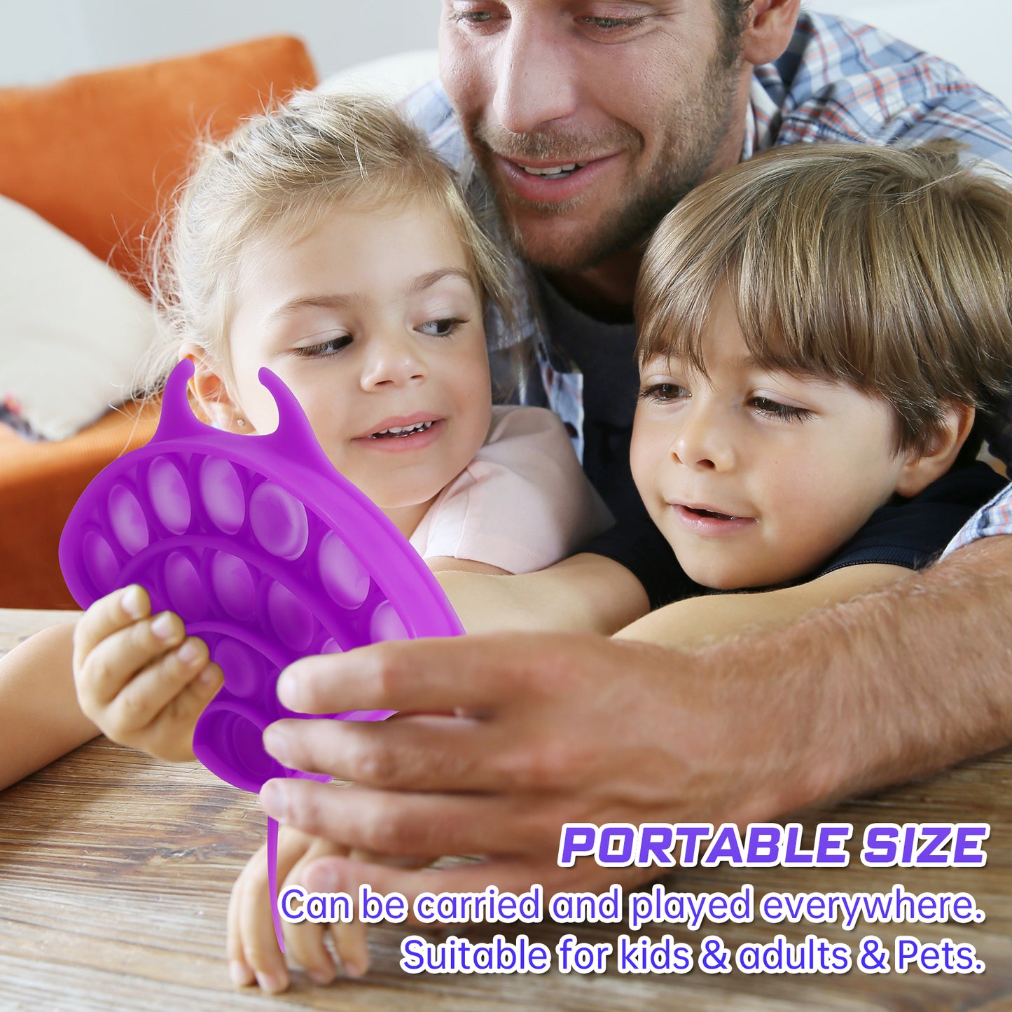 2-Pack Push Pop Bubble Fidget Sensory Toy Set, Fidget Toys for Special Needs S