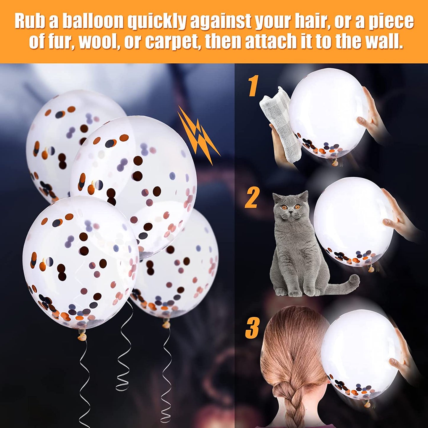 32PCS Halloween Decoration Balloons Party Supply Spooky Bear Scary Creepy Party