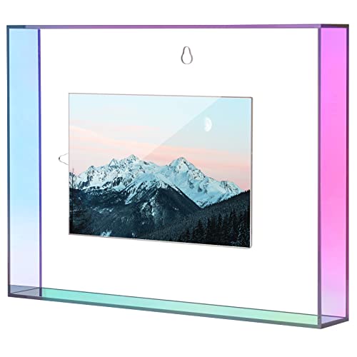 Acrylic Picture Frame Block, Portrait & Landscape Tabletop Freestanding & Wall