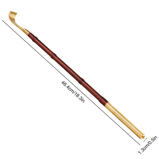 Claw Back Scratcher 18.3" Long Natural Wood Traditional Body Relaxation Massager