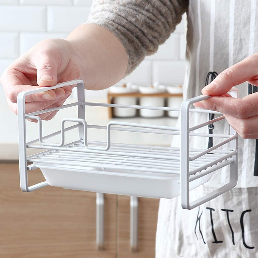 Sponge Holder Sponge Drain Rack Holder Kitchen Storage Basket Kitchen Bathroom