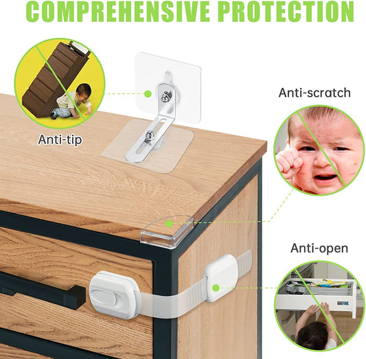 Furniture Anchors Wall Anchors Babyproofing Anti Tip Furniture Anchors No Drill