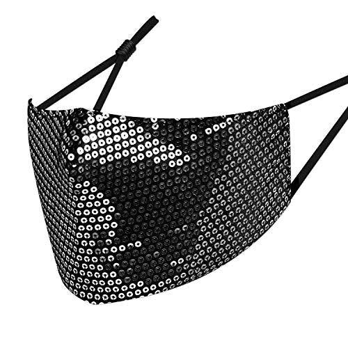 Washable Fashion Glitter Sequins Protective for Women