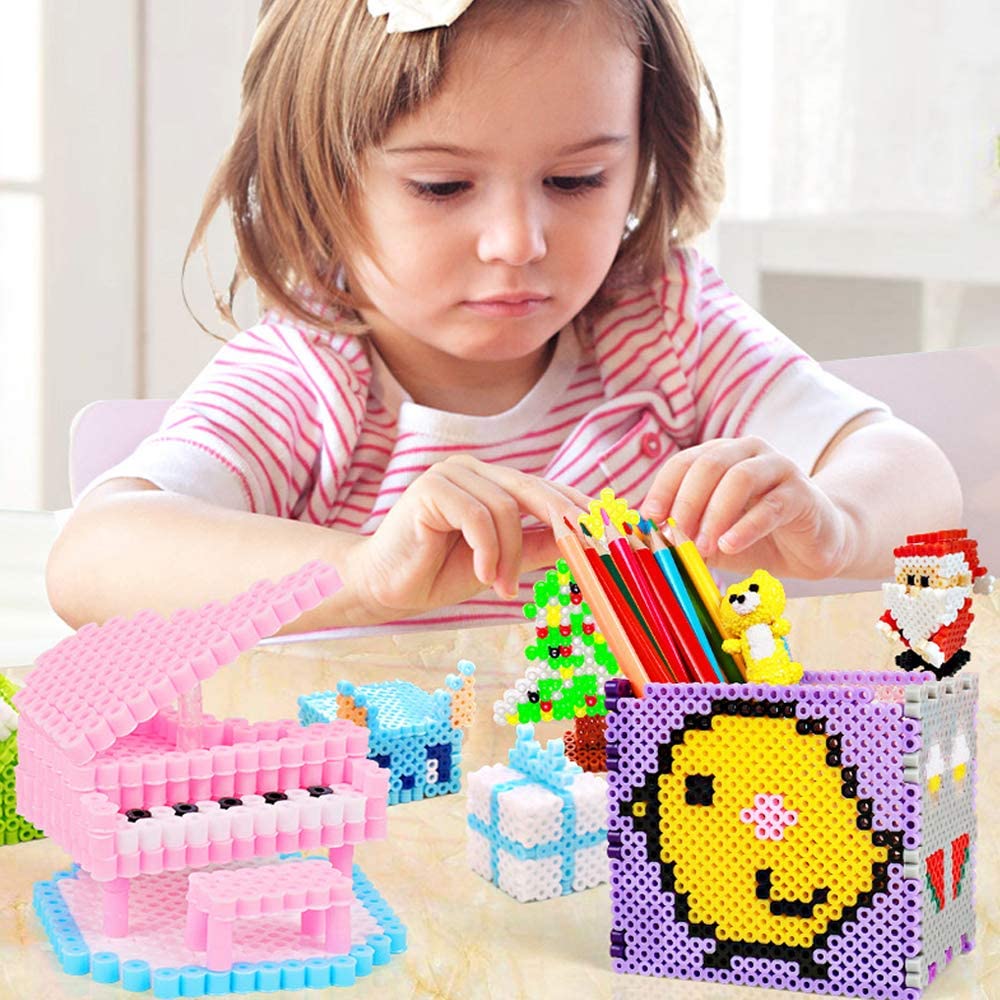 Fuse Beads 36000PC Value Pack 45 Colors Assorted Multicolor Craft Ironing Papaer