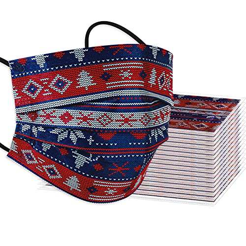 60-Pack Protective Respiratory s Christmas Disposable Individually Wrap